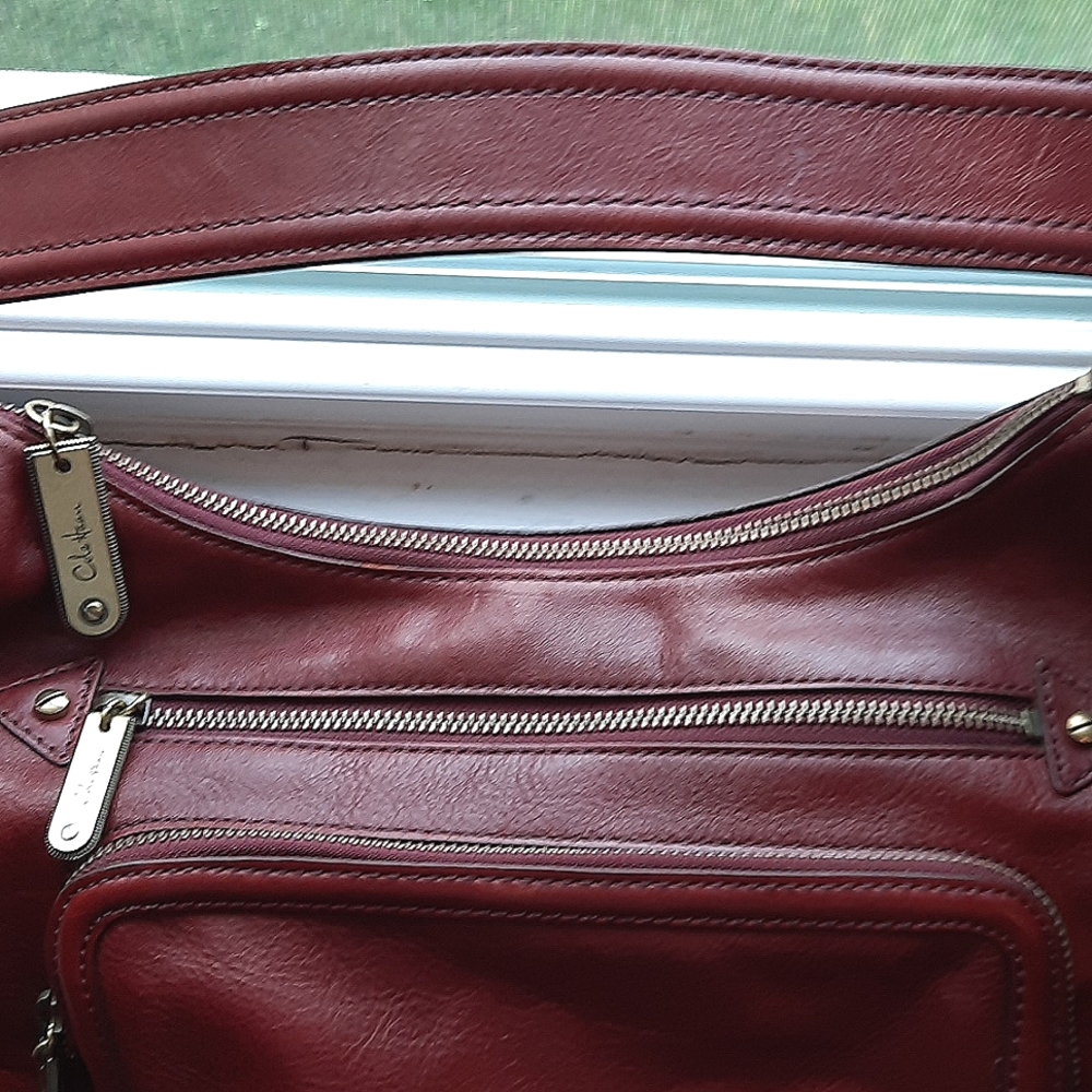 Cole Haan hobo bag burgundy - Picture 13 of 13